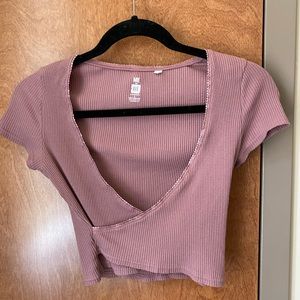 Wrap crop top